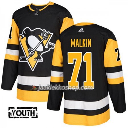 Lapsille NHL Pittsburgh Penguins Pelipaita Evgeni Malkin 71 Adidas 2017-2018 Musta Authentic
